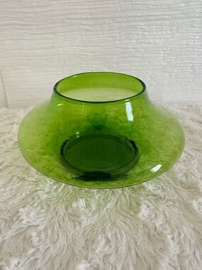 Anchor Hocking Green Glass Bowl